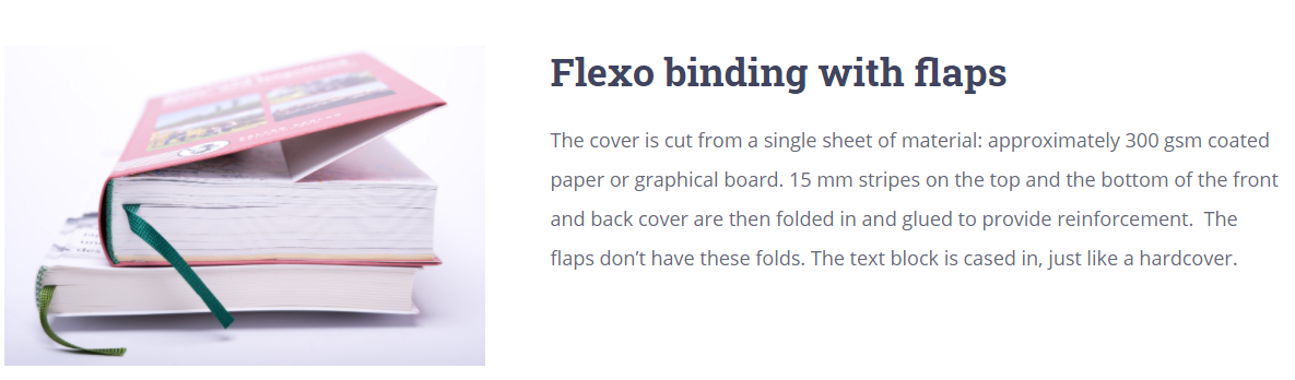Flexo binding