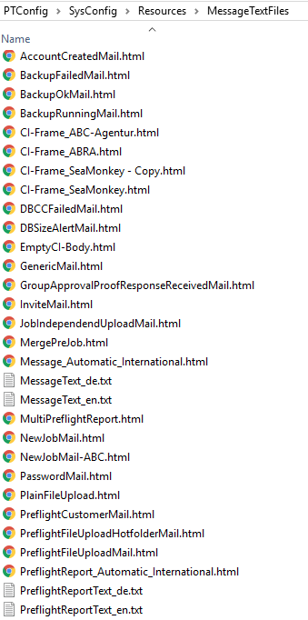MessageTextFiles
